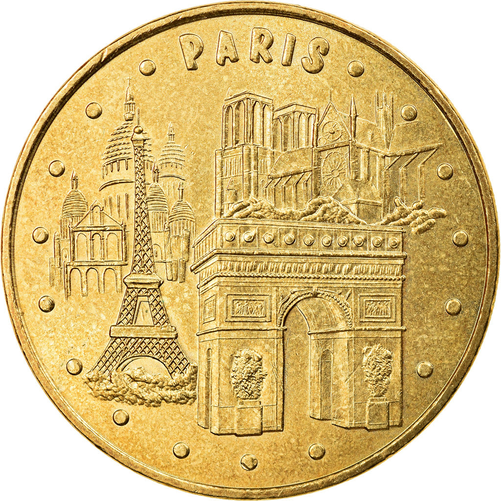 France, Token, Paris - Les 4 monuments, 2006, MDP, AU(55-58), Cupro-nickel