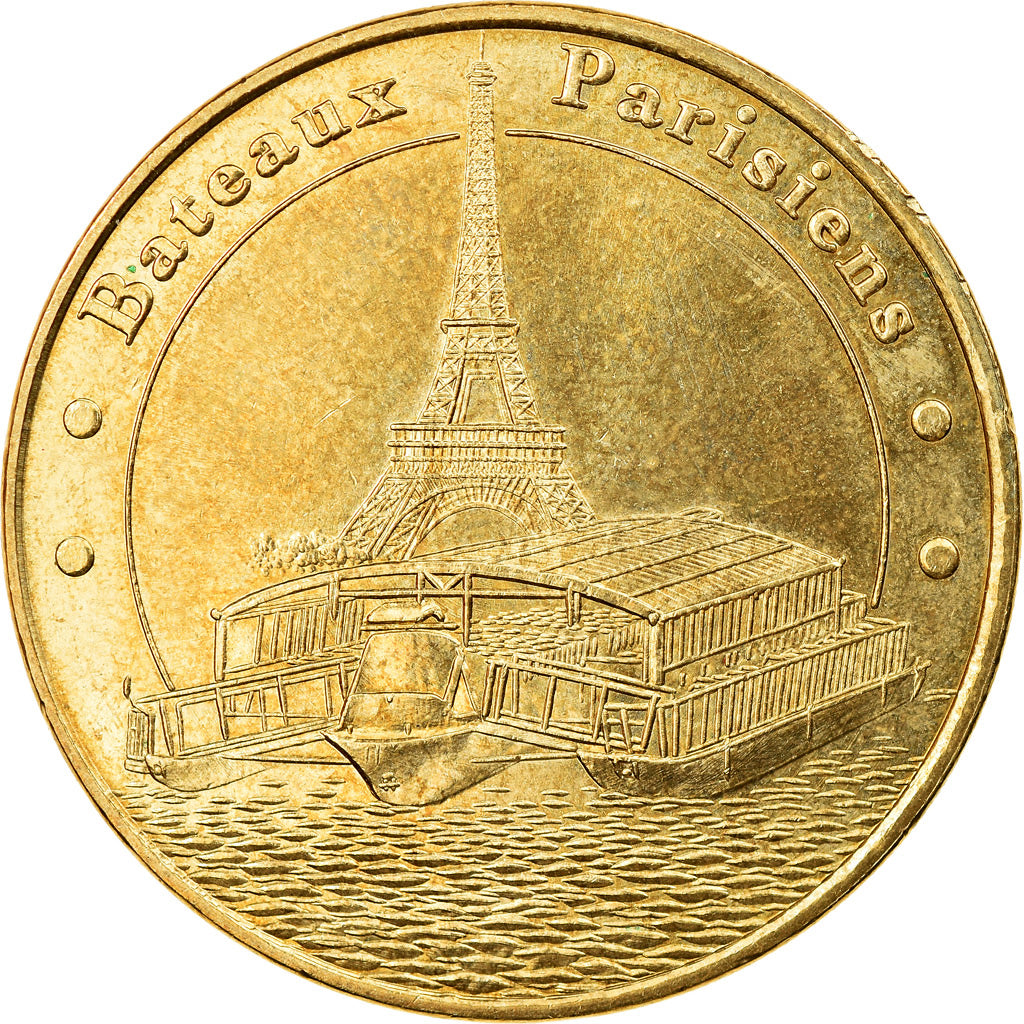 Frankreich, Token, Paris - Bateaux Parisiens n°2, 2007, MDP, VZ, Cupro-nickel