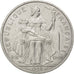 Coin, French Polynesia, 5 Francs, 1992, AU(50-53), Aluminum, KM:12, Lecompte:61a