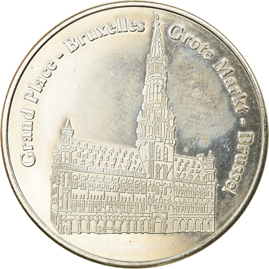 Belgium, Token, Bruxelles - Grand'Place, Collectors Coin, AU(55-58)