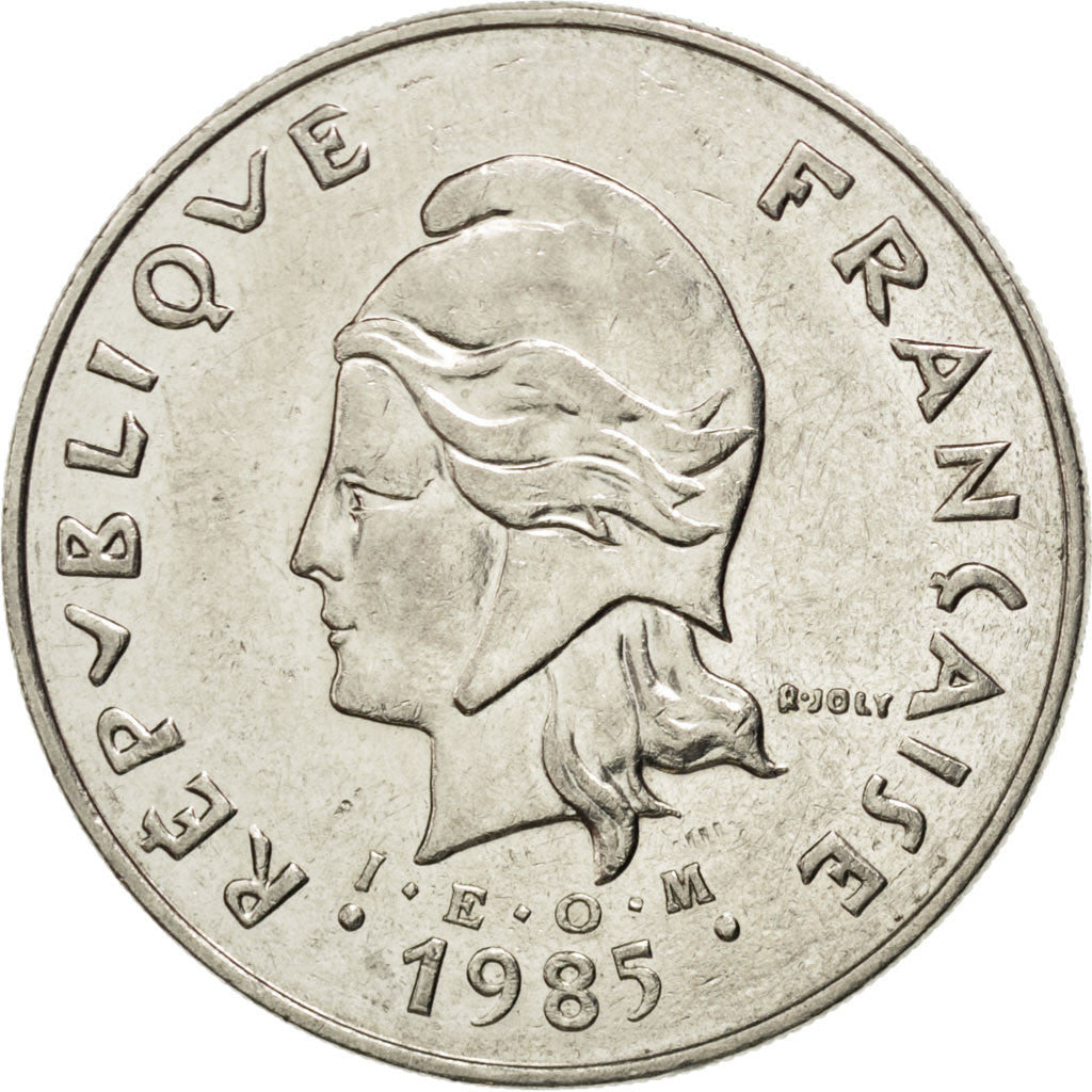 Coin, French Polynesia, 50 Francs, 1985, EF(40-45), Nickel, KM:13, Lecompte:118