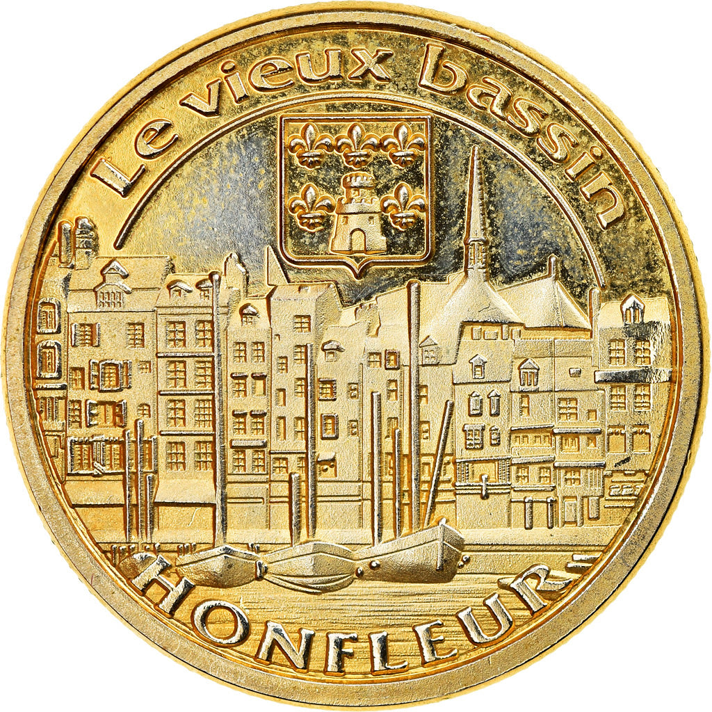France, Jeton, Jeton Touristique, Honfleur - Le vieux bassin, Souvenirs et
