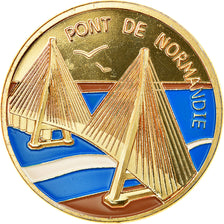Francja, Token, Żeton turystyczny, Normandie - Le pont de Normandie, Souvenirs