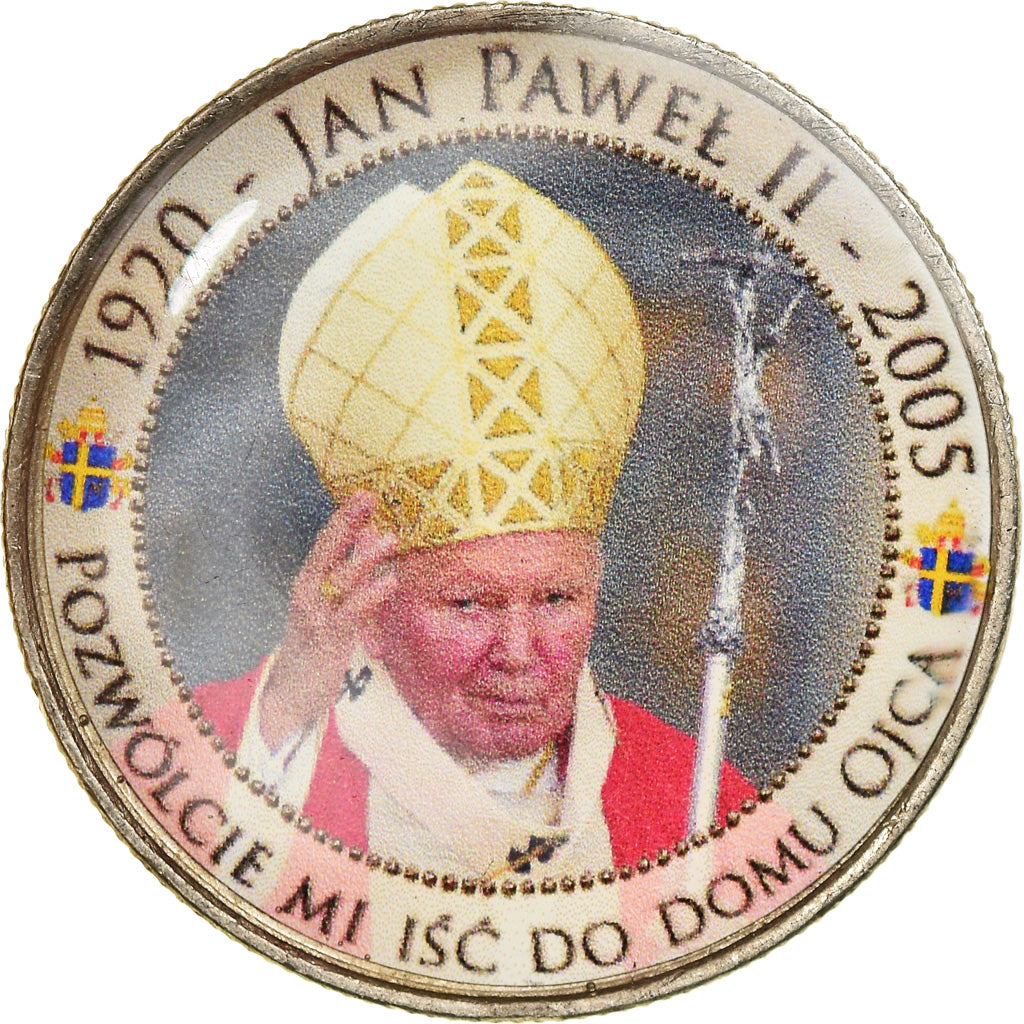 Poland, Token, Le Pape Jean-Paul II, 1984, EF(40-45), Cupro-nickel