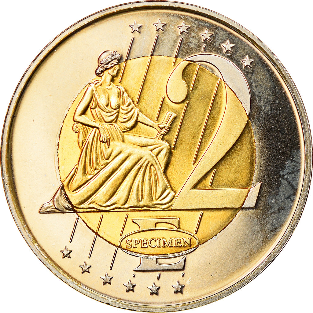 Sweden, 2 Euro, 2004, unofficial private coin, MS(63), Bi-Metallic