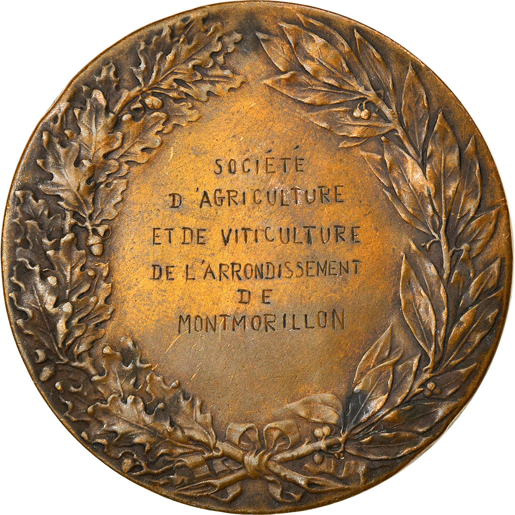 Francia, medaglia, Société d'Agriculture et de Viticulture de Montmorillon, V.