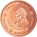 Sweden, 5 Euro Cent, 2004, unofficial private coin, MS(63), Copper Plated Steel