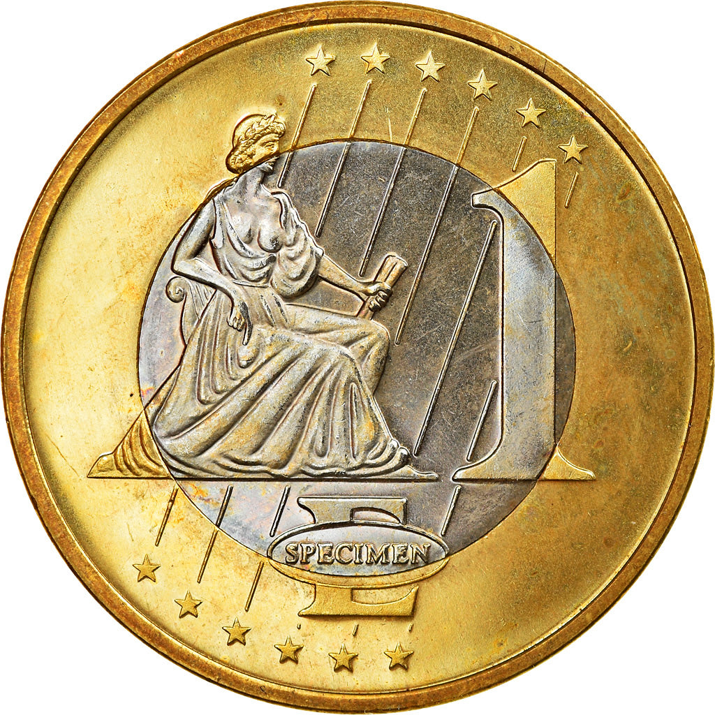 Great Britain, Euro, 2003, unofficial private coin, AU(55-58), Bi-Metallic