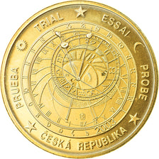 Czech Republic, 50 Euro Cent, 2003, unofficial private coin, MS(63), Brass