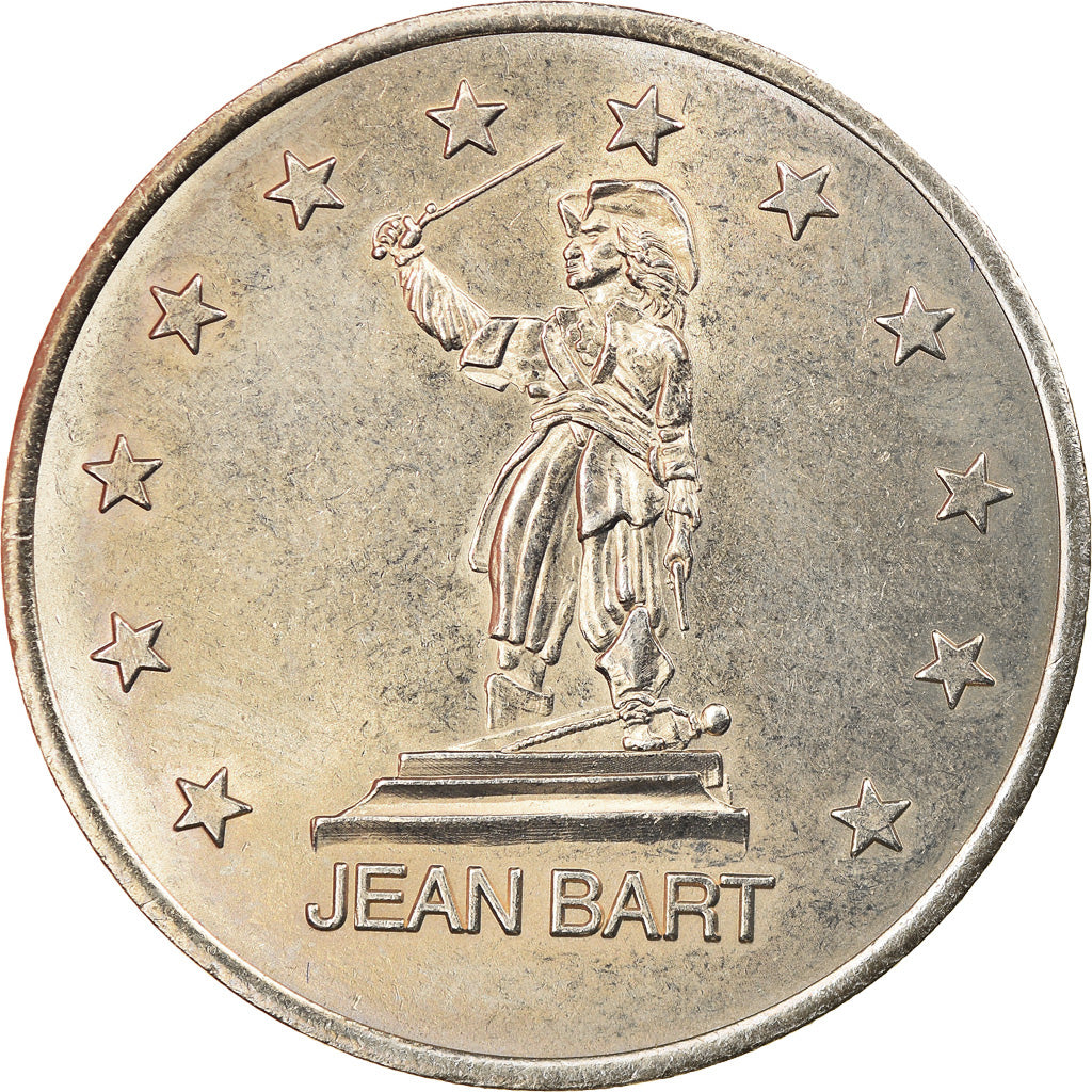 Francia, 2 Euro, Dunkerque - Jean Bart, 1998, Euro des villes, SPL, Rame-nichel