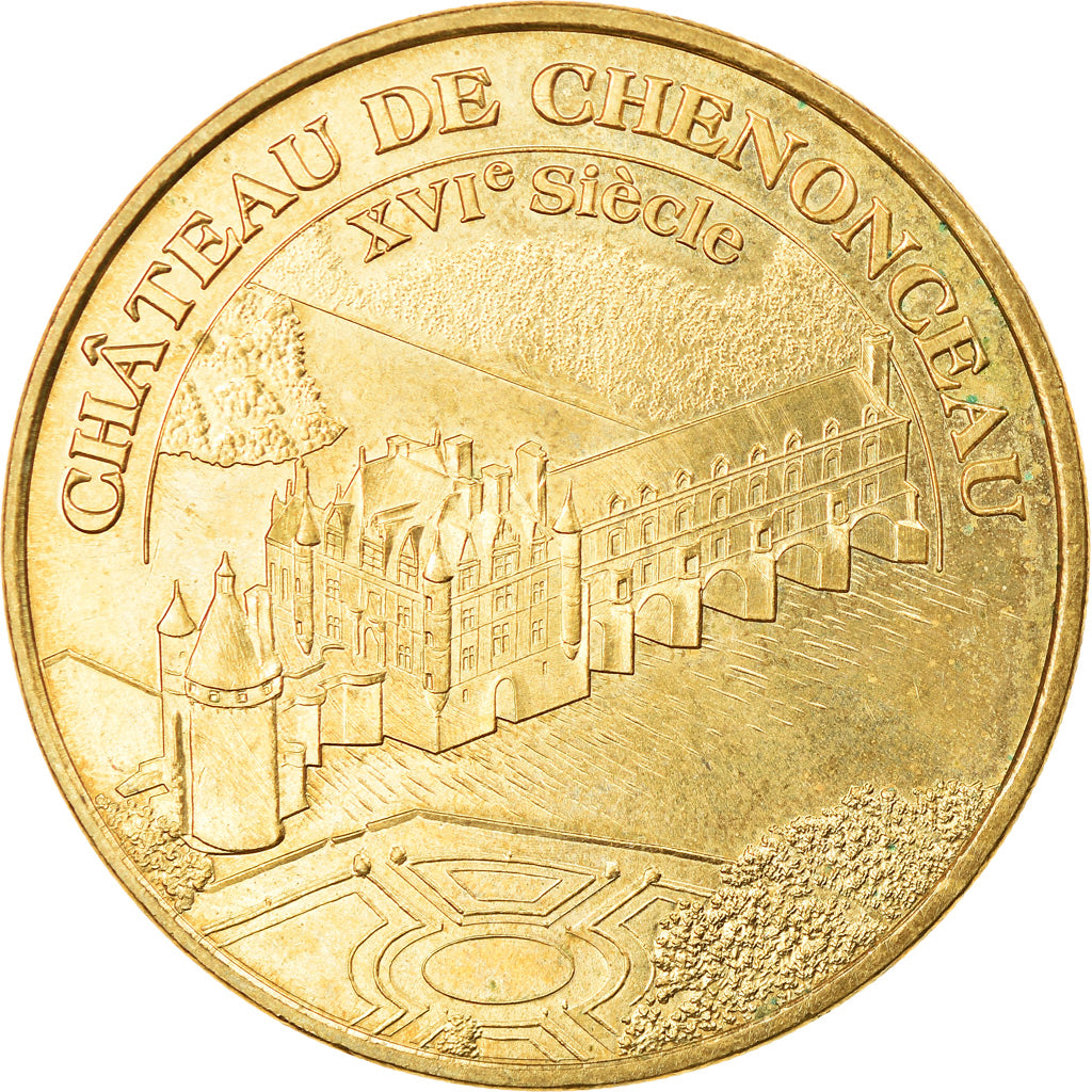 France, Token, Chenonceau - Château n°3, 2007, MDP, EF(40-45), Cupro-nickel