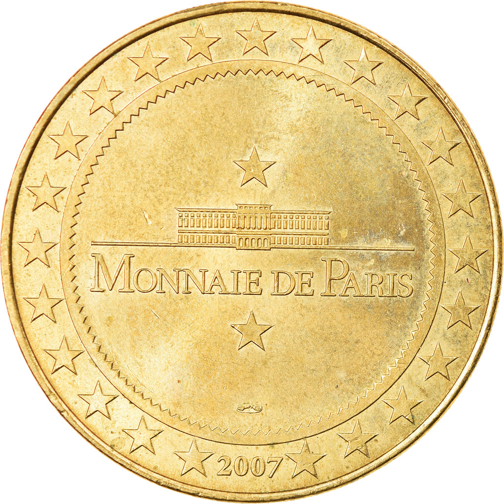 France, Token, Chenonceau - Château n°3, 2007, MDP, EF(40-45), Cupro-nickel