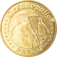France, Token, Brest - Océanopolis n°2, 2009, MDP, EF(40-45), Cupro-nickel
