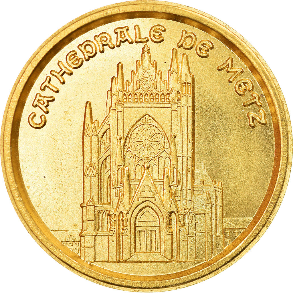 France, Token, Metz - Cathédrale, La France en Médailles, AU(55-58)