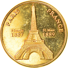 France, Token, Paris - La Tour Eiffel, Souvenirs et Patrimoine, AU(55-58)