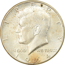 Coin, United States, Kennedy Half Dollar, Half Dollar, 1964, U.S. Mint