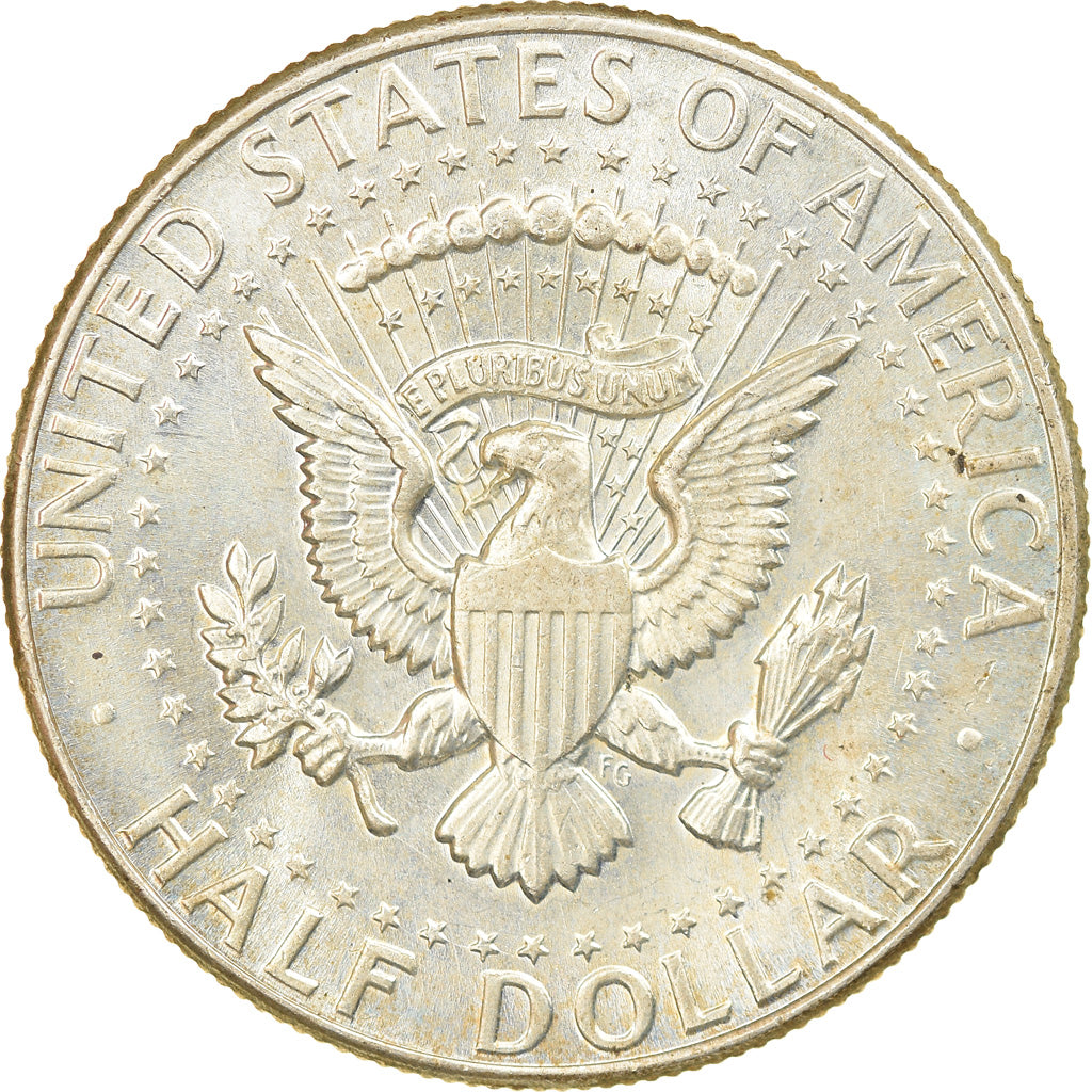 Coin, United States, Kennedy Half Dollar, Half Dollar, 1964, U.S. Mint