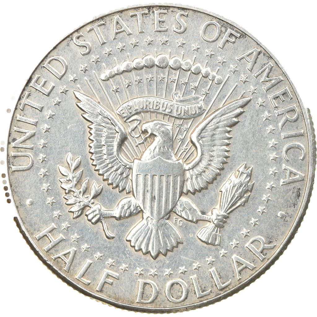 Coin, United States, Kennedy Half Dollar, Half Dollar, 1964, U.S. Mint