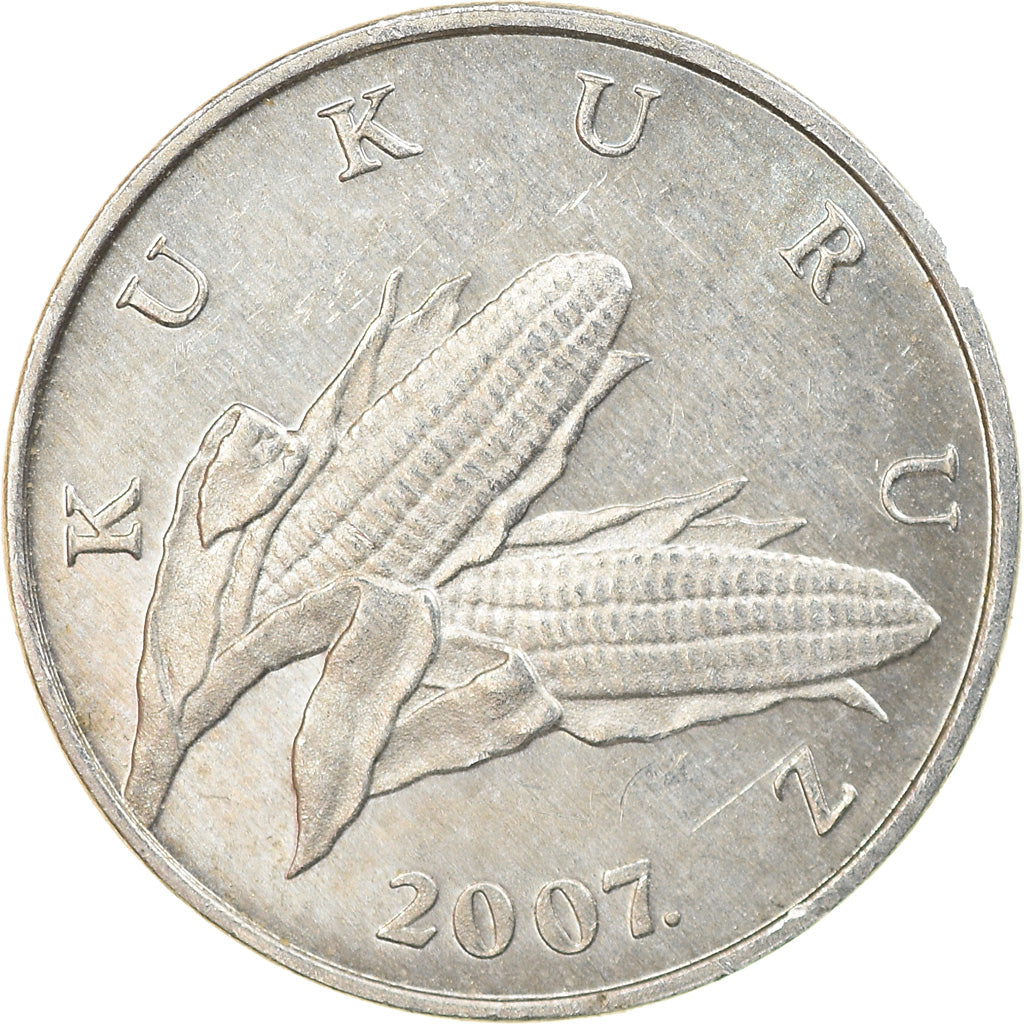 Münze, Kroatien, Lipa, 2007, SS, Aluminium, KM:3