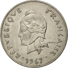 NEW CALEDONIA, 50 Francs, 1967, Paris, KM #7, EF(40-45), Nickel, 33, Lecompte...