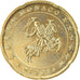 Monaco, 20 Euro Cent, 2001, Paris, EF(40-45), Brass, KM:171