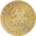 Monaco, 50 Euro Cent, 2001, Paris, EF(40-45), Brass, KM:172