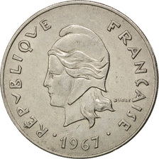NEW CALEDONIA, 50 Francs, 1967, Paris, KM #7, EF(40-45), Nickel, 33, Lecompte...