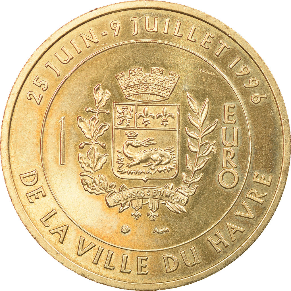 Frankrijk, Euro, Le Havre - Pont de Normandie, 1996, Euro des villes, PR