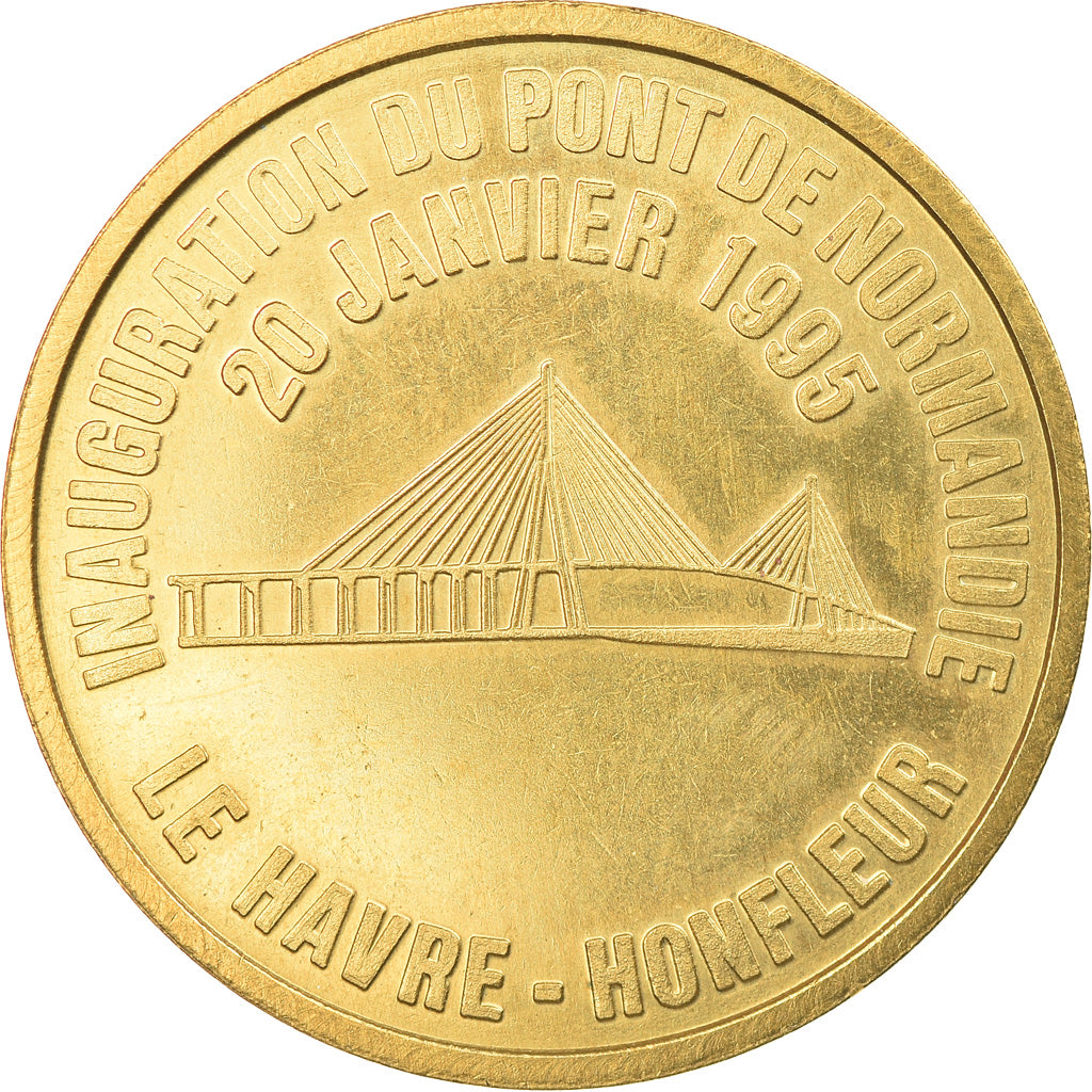 France, Jeton, Amicale numismatique du Havre - Inauguration du Pont de