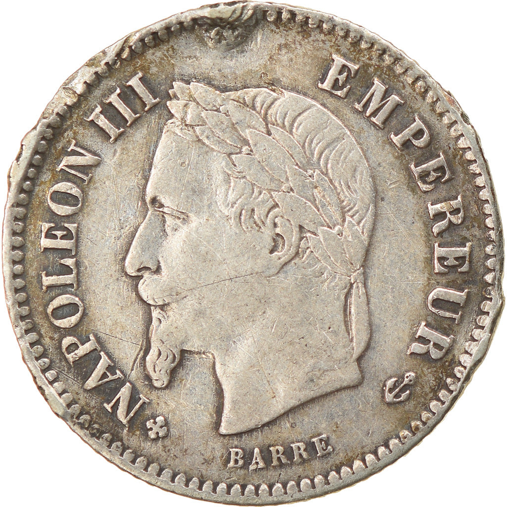 Coin, France, Napoleon III, Napoléon III, 20 Centimes, 1868, Strasbourg