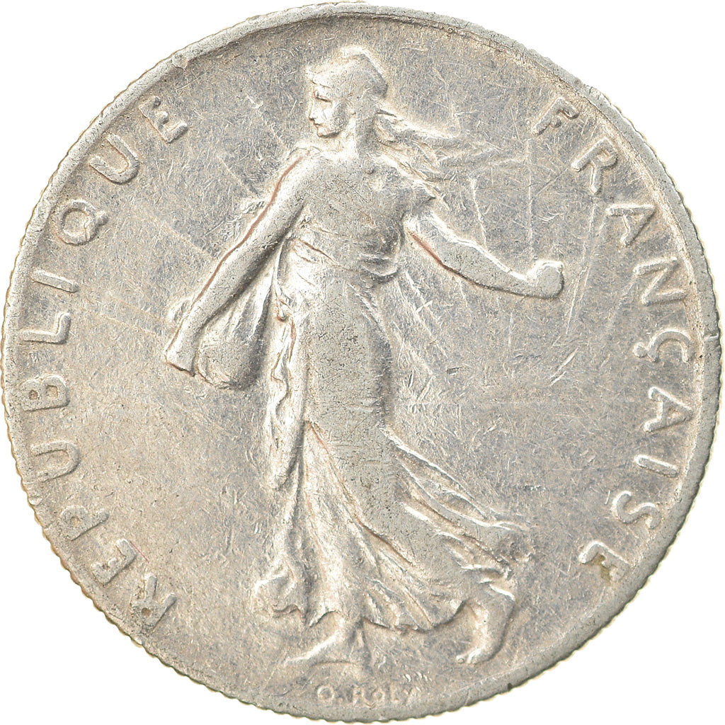 Monnaie, France, Semeuse, 50 Centimes, 1911, Paris, TTB, Argent, Gadoury:420