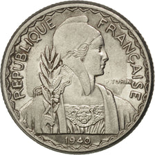 Coin, French Indochina, 10 Cents, 1940, AU(50-53), Nickel, KM:21.1, Lecompte:178