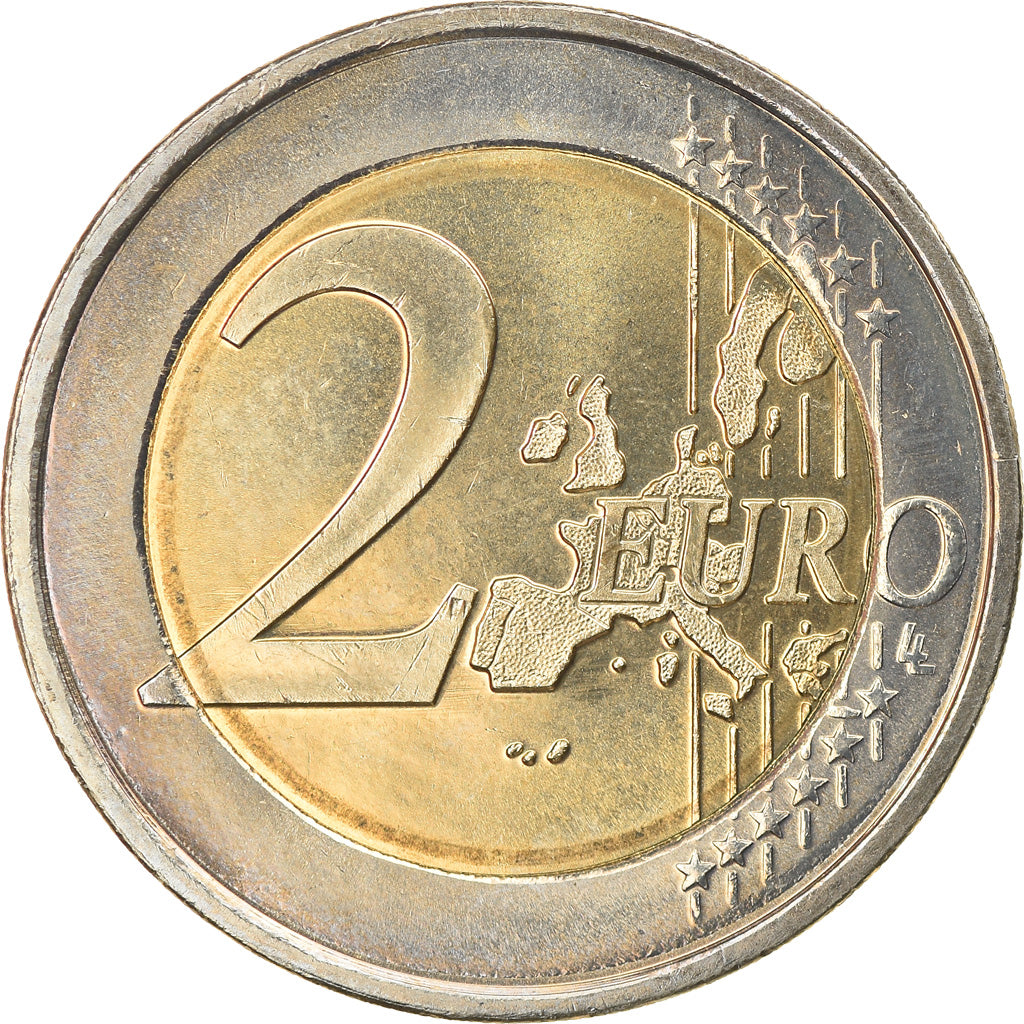 Luxemburgo, 2 Euro, 2004, Utrecht, MS(63), Bimetálico, KM:82
