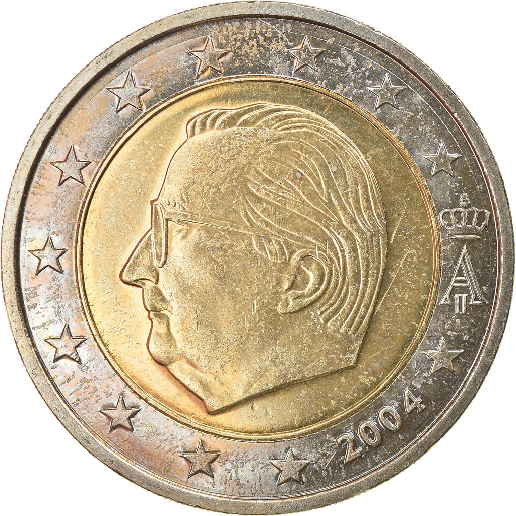 Belgio, 2 Euro, 2004, Brussels, SPL, Bi-metallico, KM:231