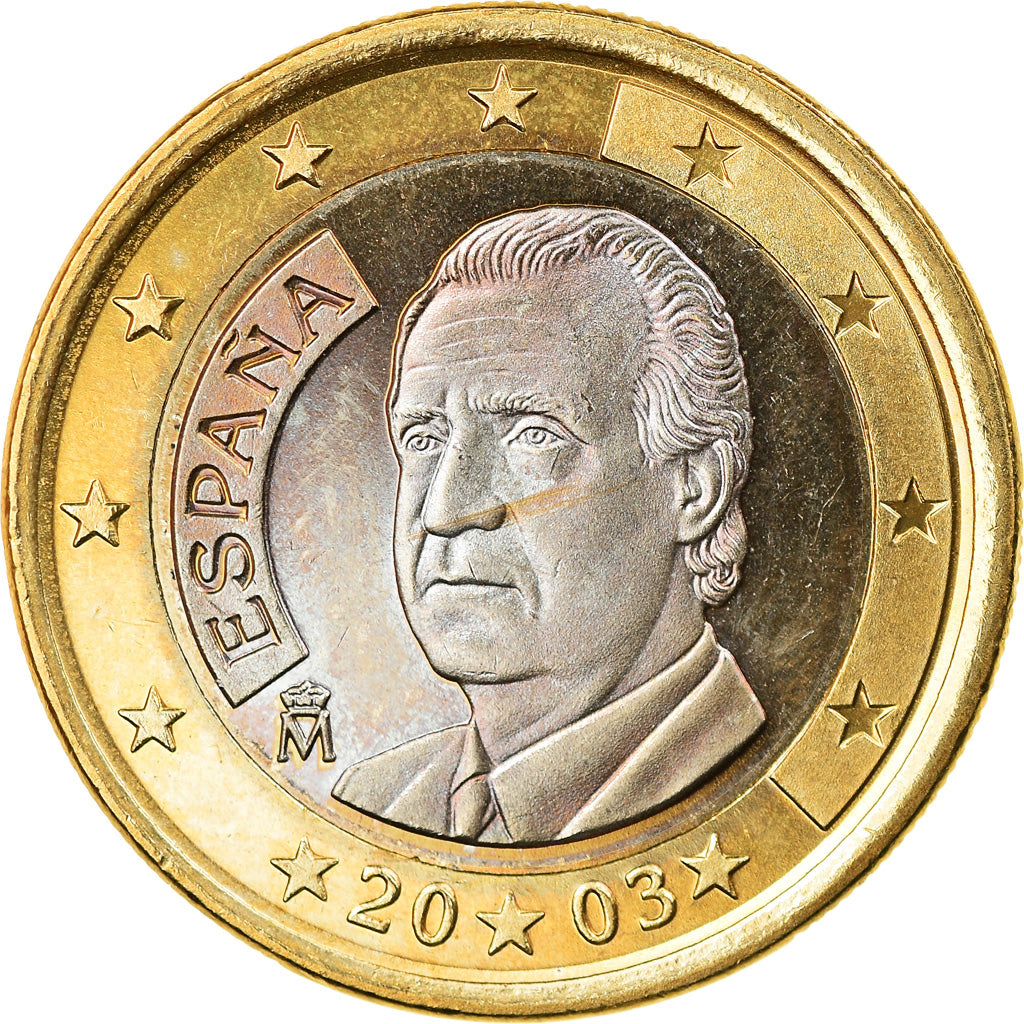 Spanien, Euro, 2003, Madrid, Proof, UNZ, Bi-Metallic, KM:1046