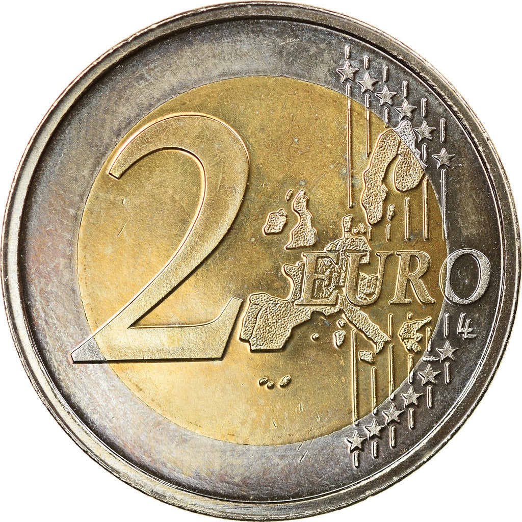 Países Baixos, 2 Euro, 2004, Utrecht, MS(63), Bimetálico, KM:241