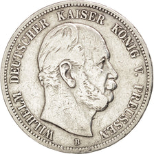 German States, 5 Mark, 1876, Hanovre, KM #503, VF(30-35), Silver, 27.43
