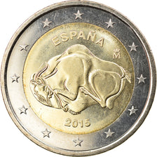 Espagne, 2 Euro, Grotte d'Altamira, 2015, Madrid, SPL, Bi-Metallic