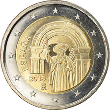 Spain, 2 Euro, Saint-Jacques de Compostelle, 2018, MS(63), Bi-Metallic