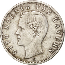 German States, 2 Mark, 1904, Munich, KM #913, EF(40-45), Silver, 28, 11.04