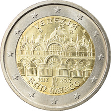 Italia, 2 Euro, Basilique Saint Marc, 2017, SPL, Bi-metallico