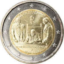 Italy, 2 Euro, 70e anniversaire de la constitution italienne, 2018, MS(63)