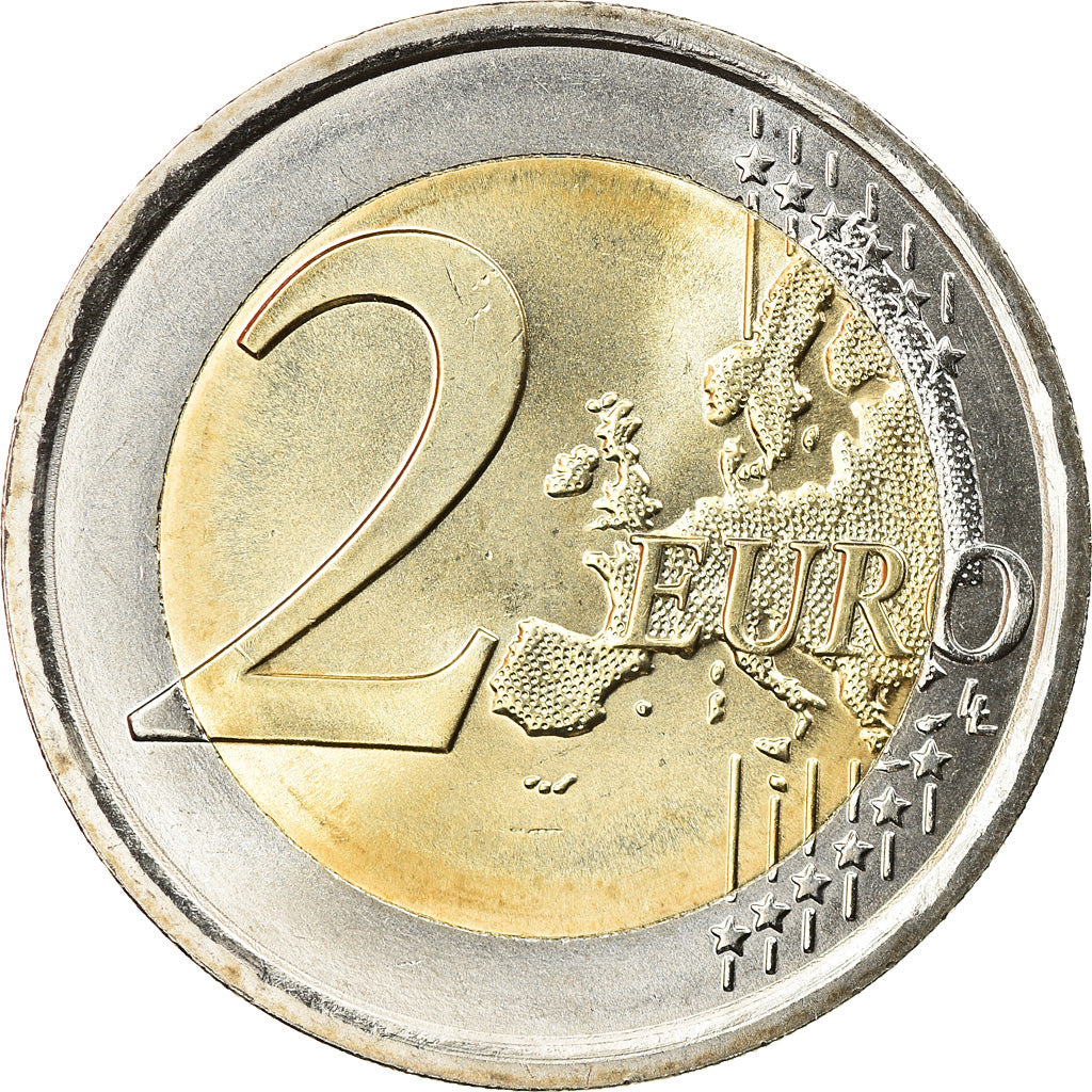 Italy, 2 Euro, Donatello, 2016, MS(63), Bi-Metallic