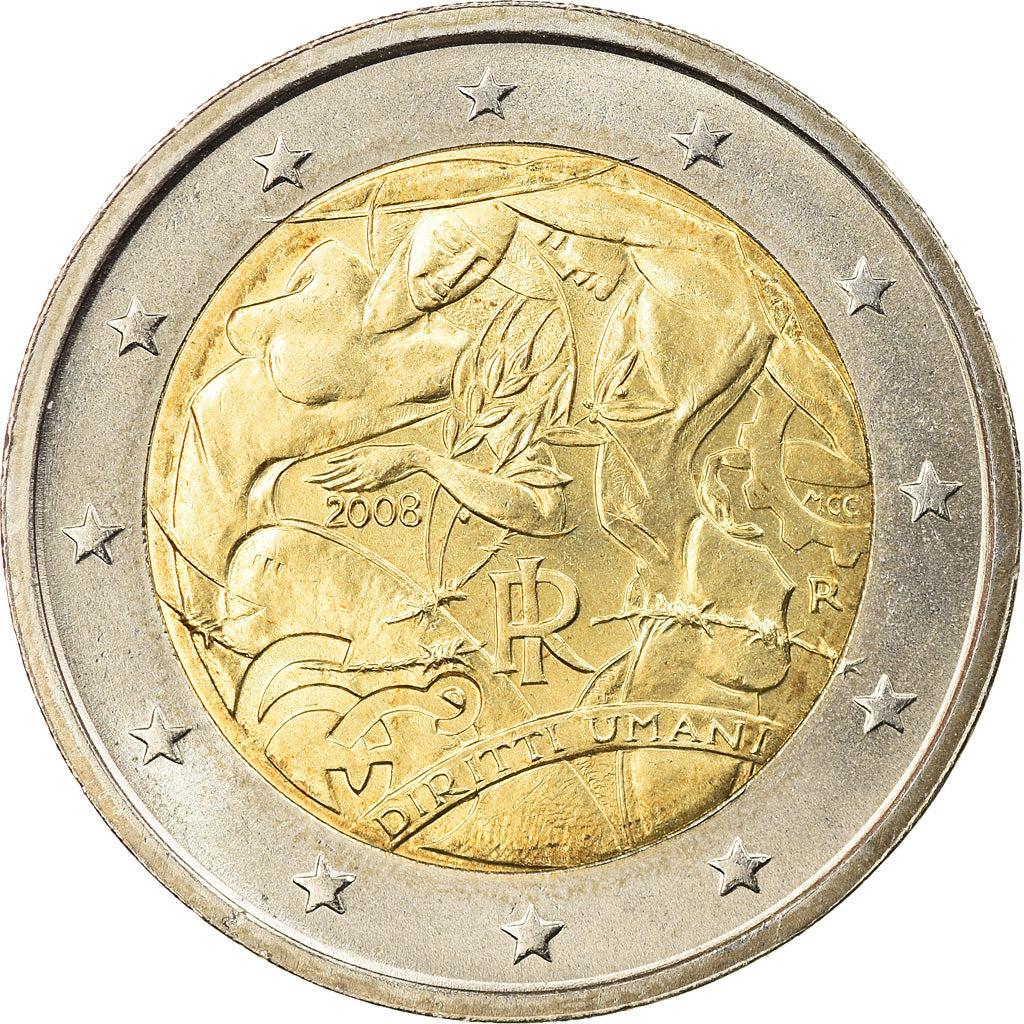 Italia, 2 Euro, 10 ans de l'Euro, 2012, Rome, SPL, Bi-metallico, KM:350