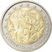 Italië, 2 Euro, European Constitution, 2005, Rome, PR, Bi-Metallic, KM:245