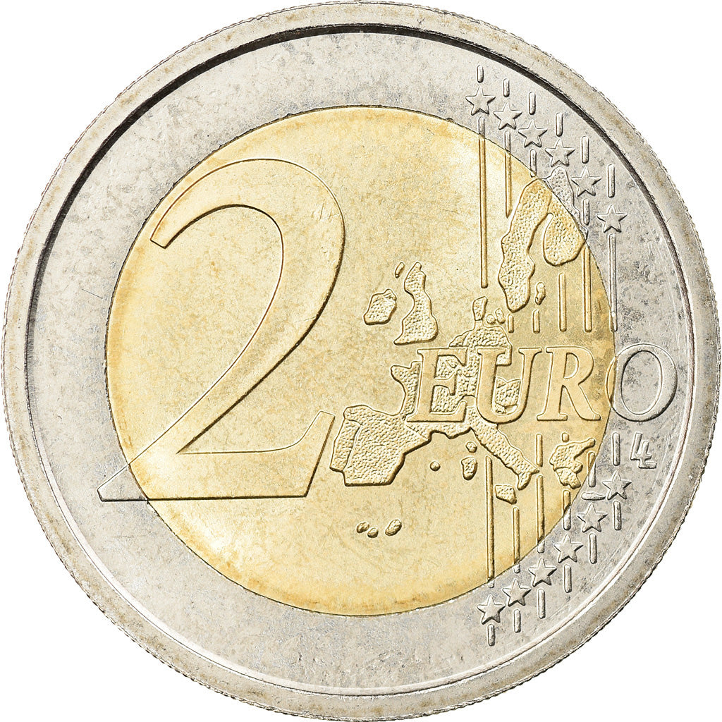 Italië, 2 Euro, European Constitution, 2005, Rome, PR, Bi-Metallic, KM:245