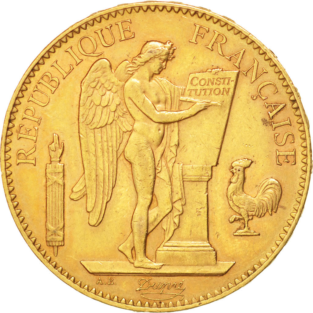 FRANCE, Génie, 100 Francs, 1903, Paris, KM #832, AU(50-53), Gold, Gadoury #1137a