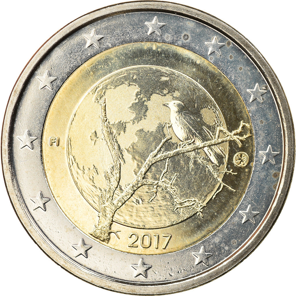 Finland, 2 Euro, Nature finlandaise, 2017, Vantaa, MS(63), Bi-Metallic