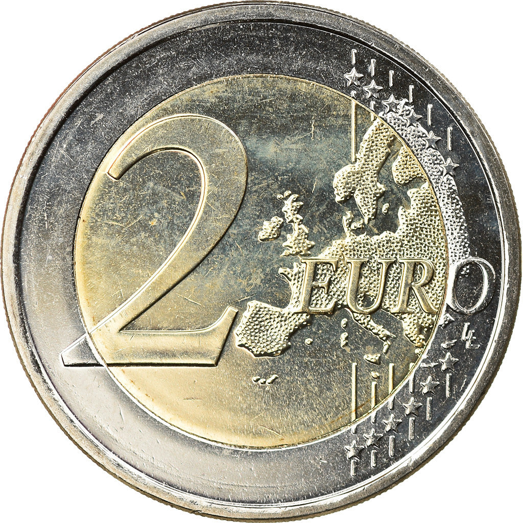 Finland, 2 Euro, Eino Leino, 2016, Vantaa, MS(63), Bi-Metallic