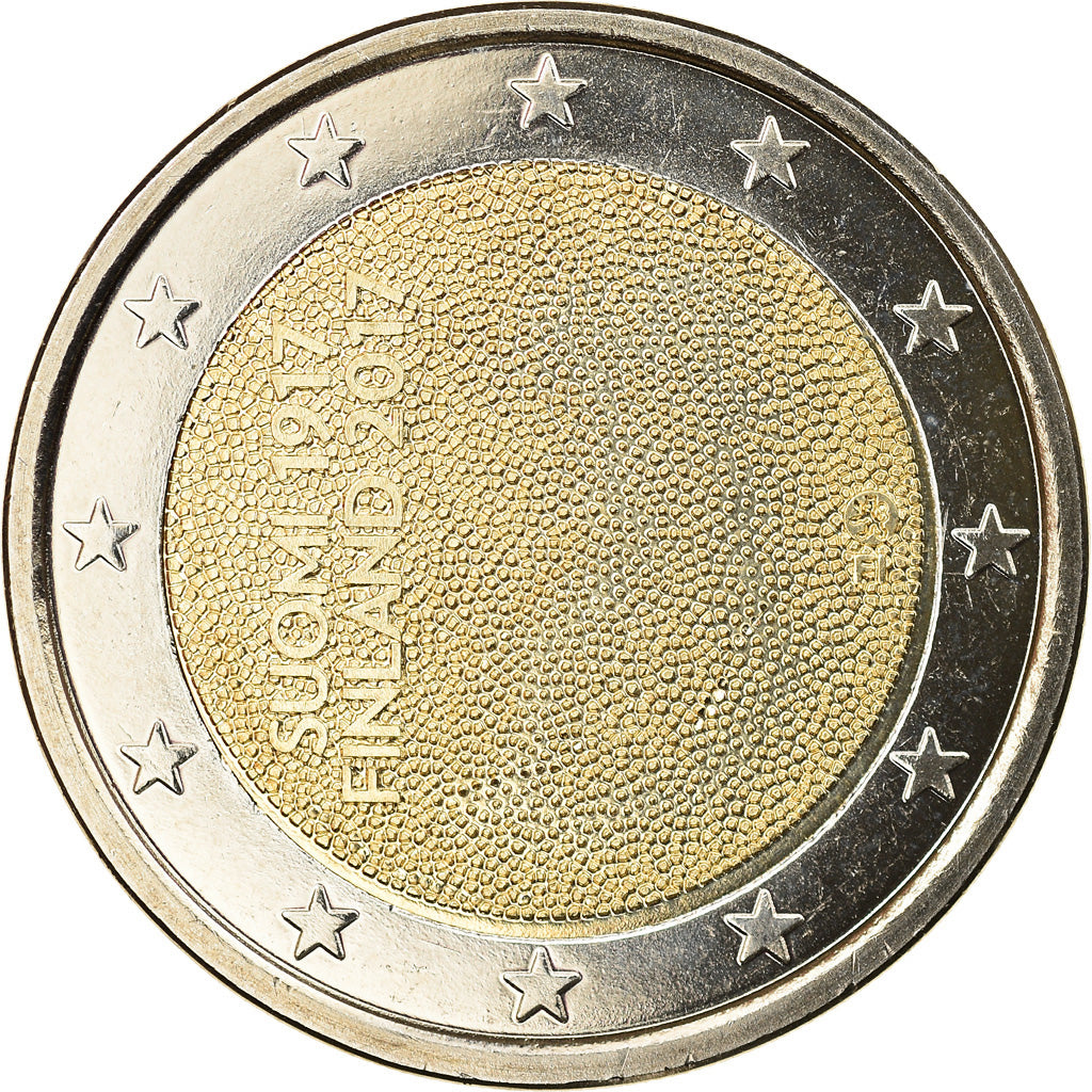 Finland, 2 Euro, Indépendance, 2017, Vantaa, MS(63), Bi-Metallic
